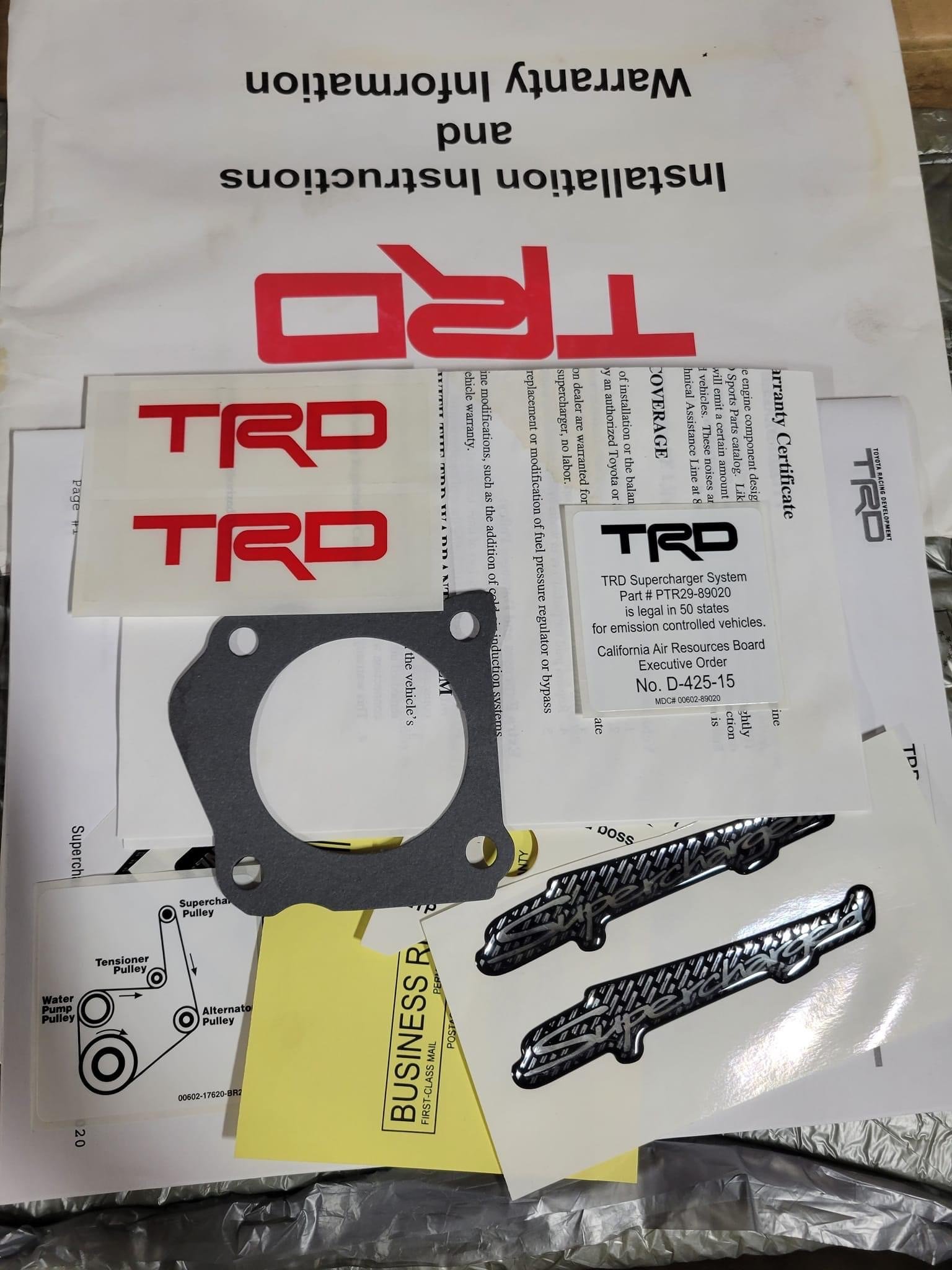 Toyota TRD 3.4L Supercharger Kit – Brand New Factory Sealed - Image 7