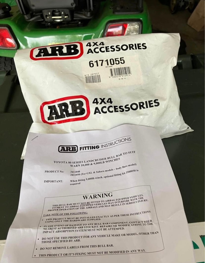 ARB Front Bumper (Model 341140 / 341150) – 1994 Toyota Land Cruiser – Near New - Image 5