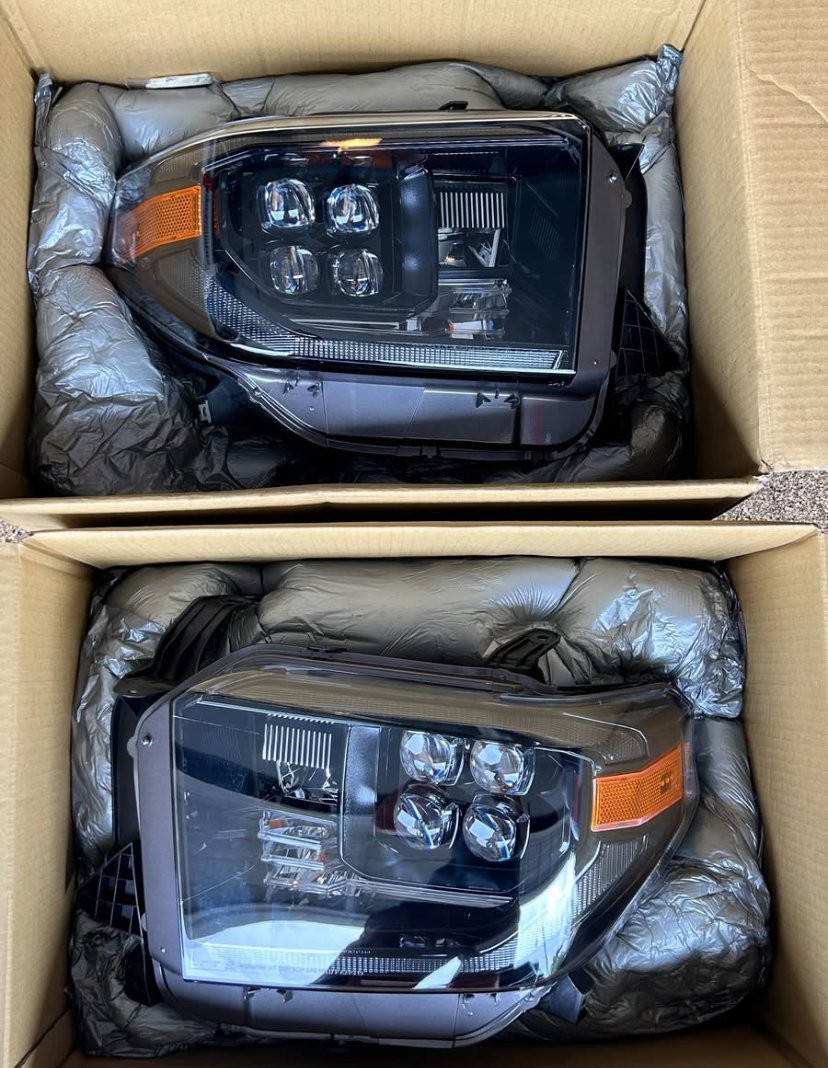 AlphaRex Nova G2 Alpha Black LED Headlights w/ Amber DRL – 2014–2021 Toyota Tundra - Image 2