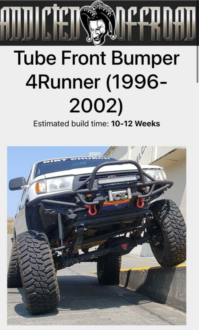 3rd gen 4runner tube bumper - Image 2